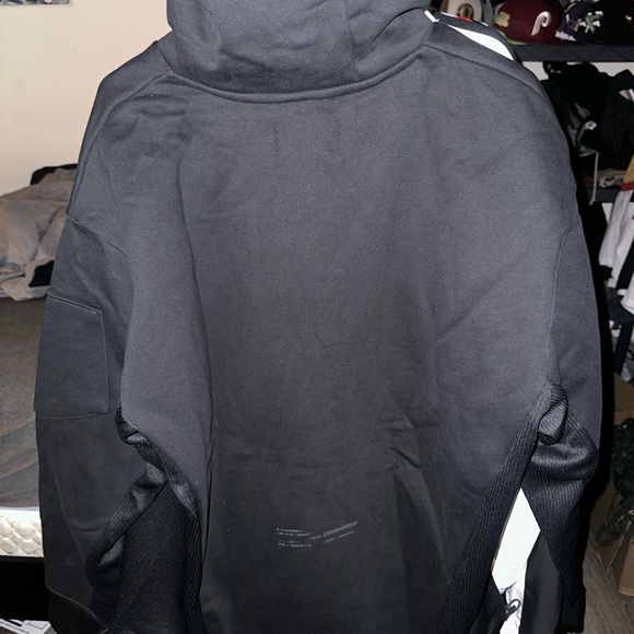 Nike Air Jordan 23 Engineered Black Heavyweight Fleece Pullover Hoodie (M) NWT - Picture 8 of 9